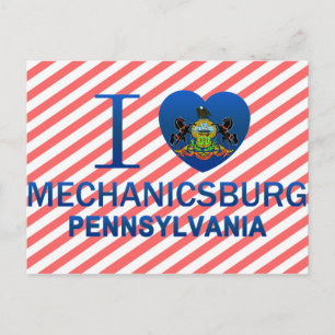 I Love Mechanicsburg, PA Postcard