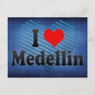 I Love Medellin, Colombia Postcard
