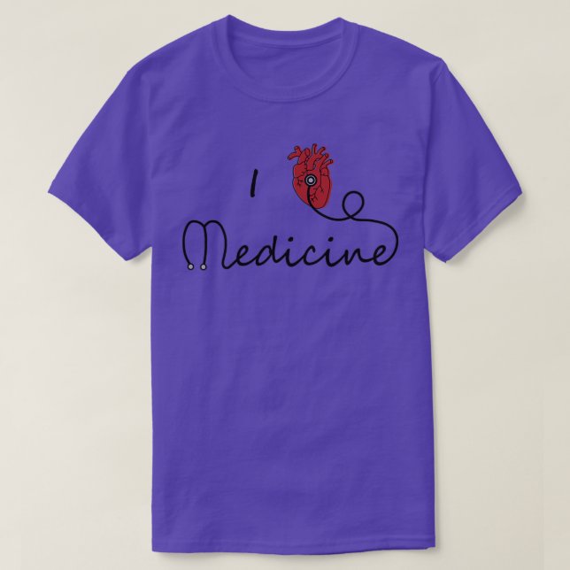 I love medicine anatomical heart 1 T-Shirt (Design Front)