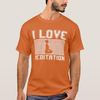 I love meditation retro T-Shirt