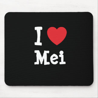 I love Mei heart T-Shirt Mouse Mat