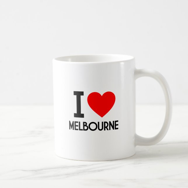 I Love Melbourne Coffee Mug (Right)