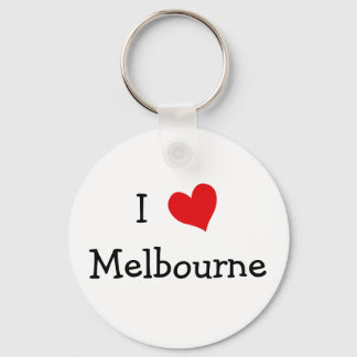 I Love Melbourne Key Ring