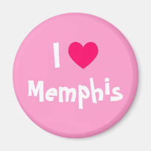 I Love Memphis Magnet
