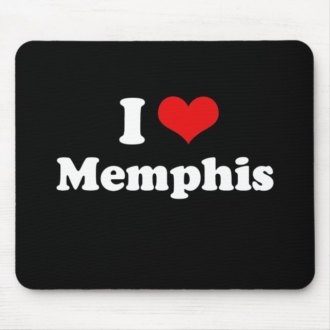I LOVE MEMPHIS MOUSE MAT (Front)