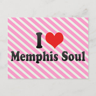 I Love Memphis Soul Postcard