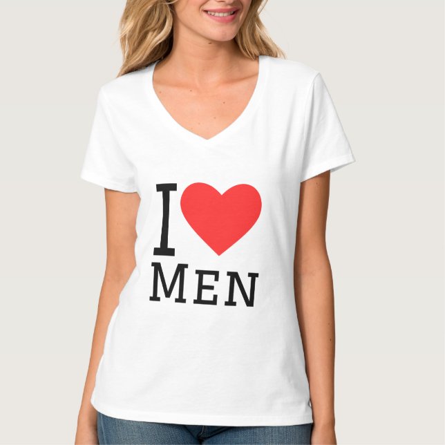 I love men T-Shirt (Front)