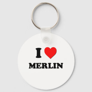 I love Merlin Key Ring