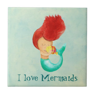 I love Mermaids Tile