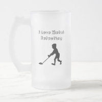 I Love Metal Detecting Man With Detector