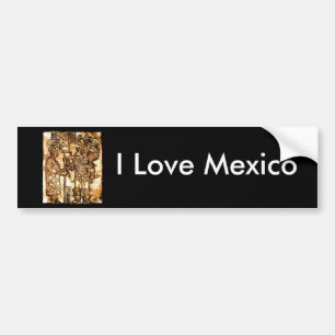 I Love Mexico Bumper Sticker