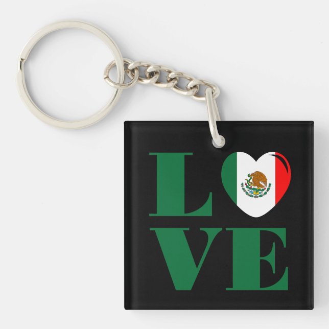 I love Mexico Key Ring (Front)