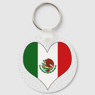 I Love Mexico Key Ring