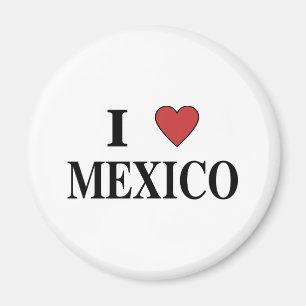 I Love Mexico Magnet