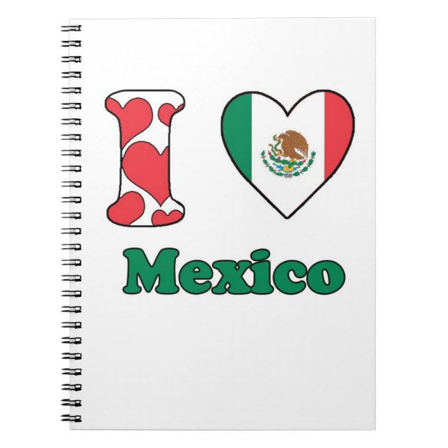I love Mexico Notebook (Front)
