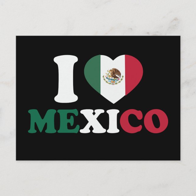 I love Mexico Postcard (Front)