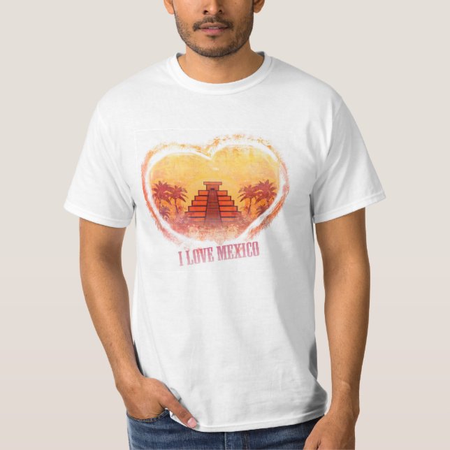 I Love Mexico T-Shirt (Front)