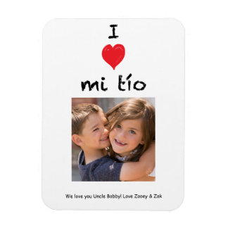I Love Mi Tio Photo Magnet Keepsake