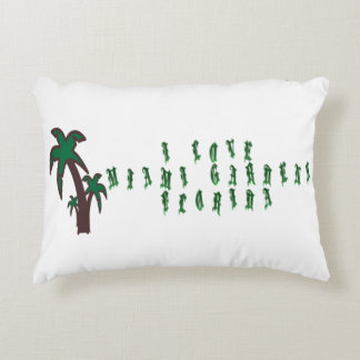 I Love Miami Gardens Florida Decorative Cushion