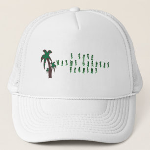 I Love Miami Gardens Florida Trucker Hat