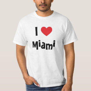 I Love Miami Red Heart T-Shirt