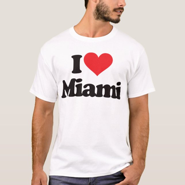 I Love Miami T-Shirt (Front)