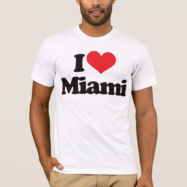 I Love Miami T-Shirt (Front)