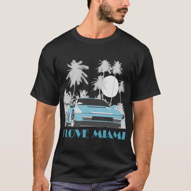 I Love Miami T-Shirt (Front)