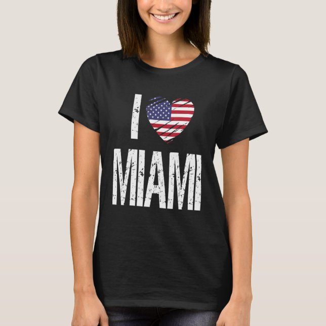 I Love Miami T-Shirt (Front)