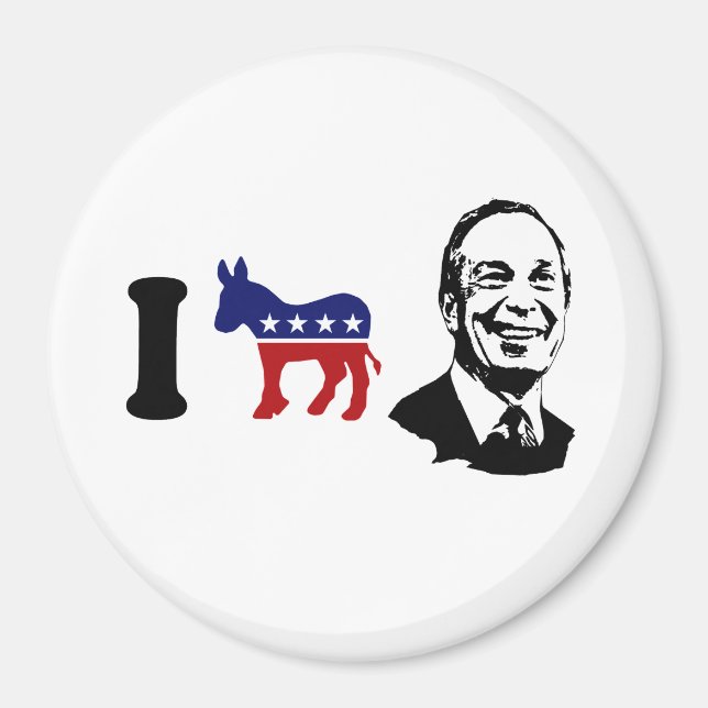 I Love Michael Bloomberg Magnet (Front)