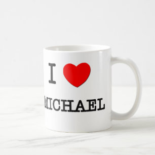 I Love Michael Coffee Mug