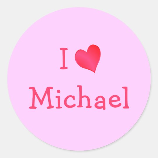 I Love Michael Sticker