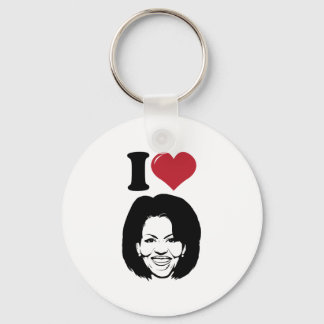 I Love Michelle Obama Key Ring