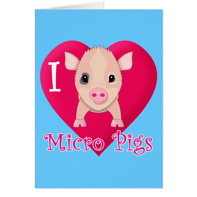 I Love Micro Pigs (Front)