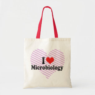 I Love Microbiology Tote Bag
