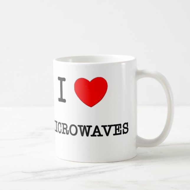 I Love MICROWAVES ( food ) Coffee Mug (Right)