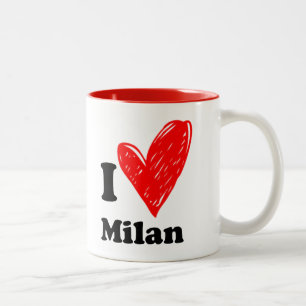 I love Milan Two-Tone Coffee Mug