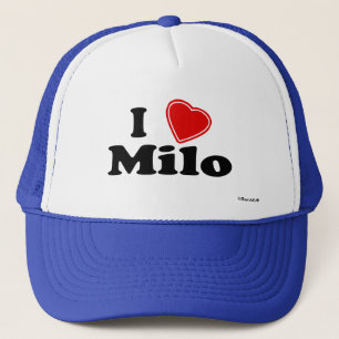 I Love Milo Trucker Hat