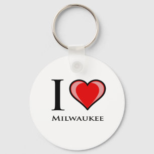 I Love Milwaukee Key Ring