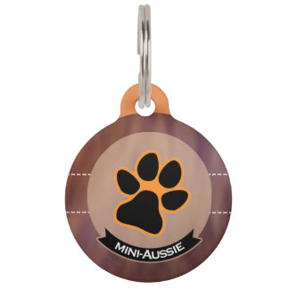 I love Mini-Aussies | Miniature American Shepherd Pet Tag