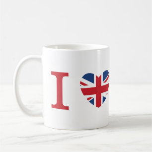 I love Mini Coopers Mug - Red