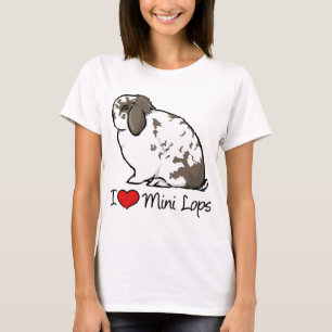 I Love Mini Lop Rabbits T-Shirt