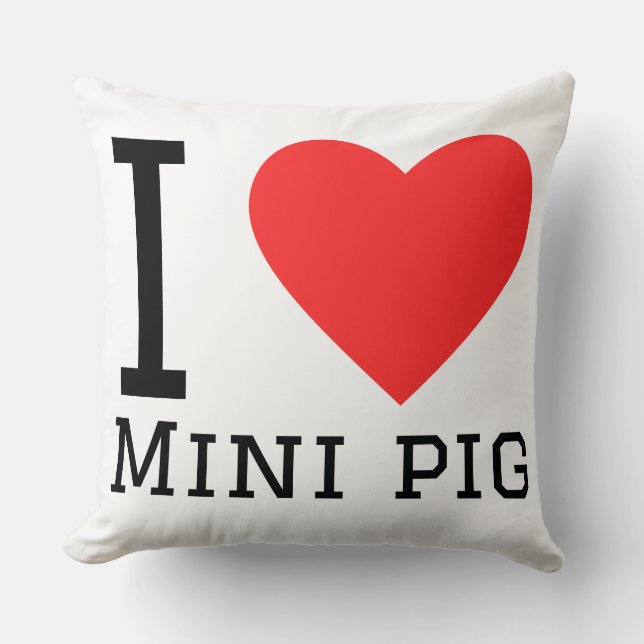 I love mini pig cushion (Front)