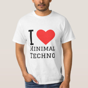 I love minimal techno T-Shirt