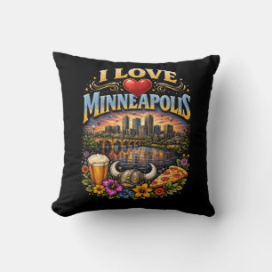 I Love Minneapolis Cushion