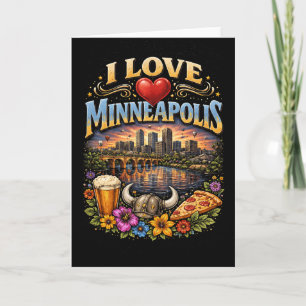 I Love Minneapolis Holiday Card