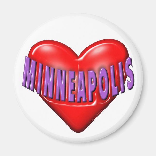 I Love Minneapolis Magnet (Front)