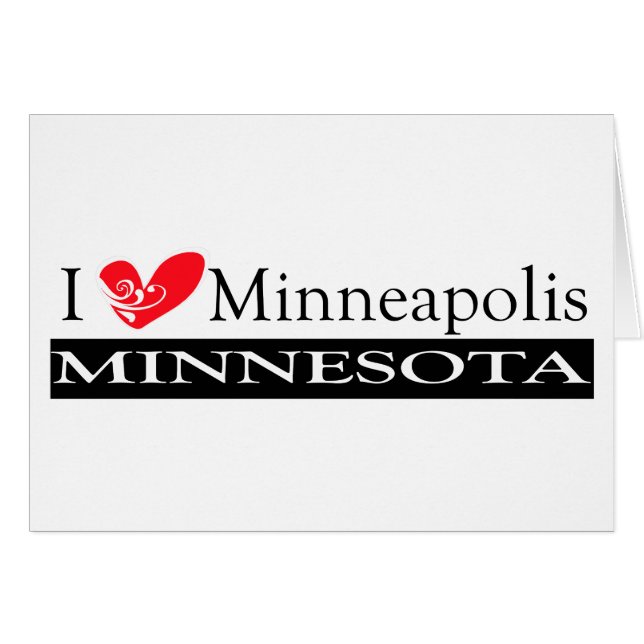 I Love Minneapolis Minnesota (Front Horizontal)
