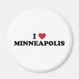 I Love Minneapolis Minnesota Magnet