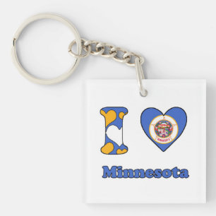 I love Minnesota Key Ring